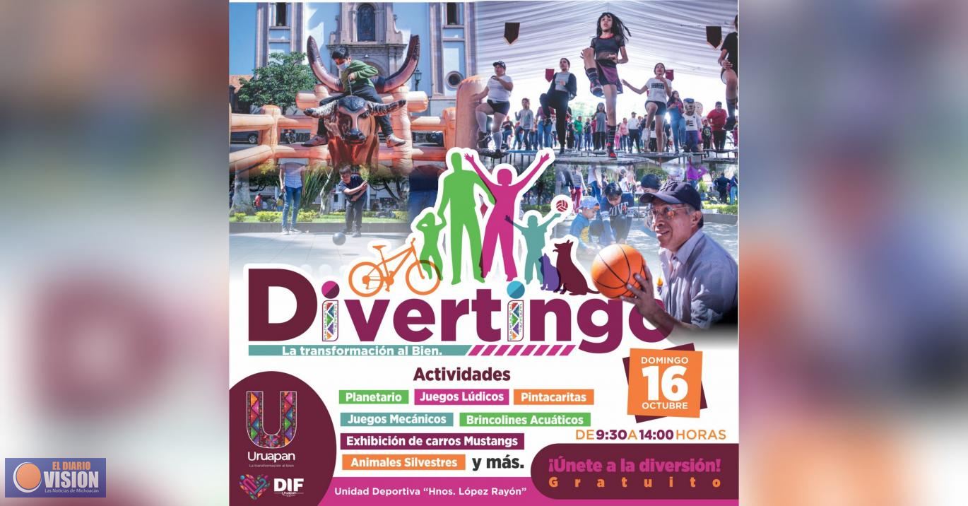 Divertingo llega a la Unidad Deportiva Hermanos López Rayón