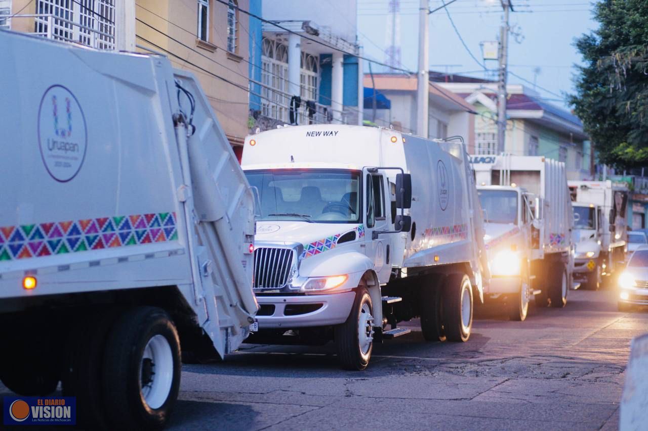 Incorporan 10 camiones al servicio de recolección