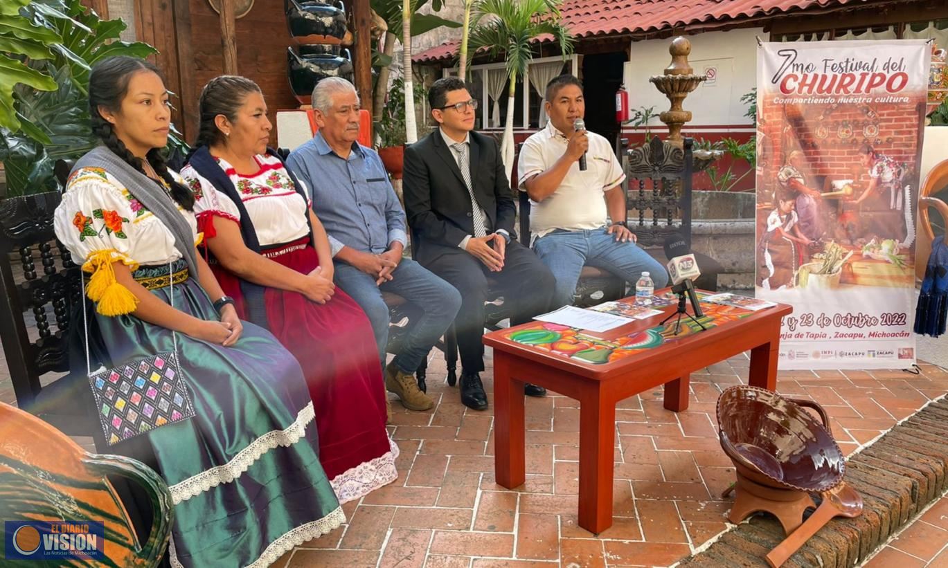 Invita Zacapu a su Séptima Feria del Churipo en la comunidad de Naranja de Tapia 