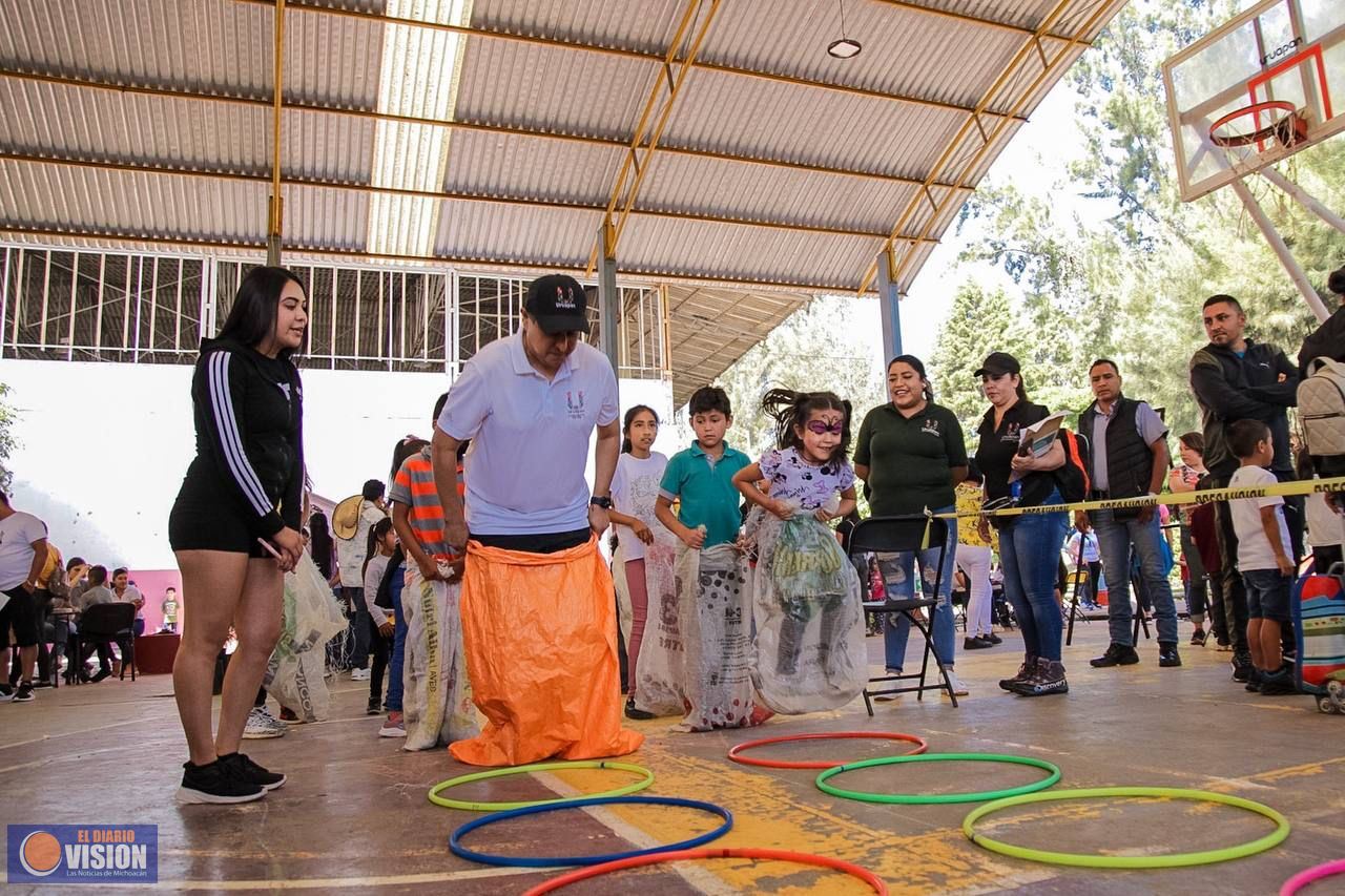 Con éxito, se realizó la cuarta edición del Divertingo en la Unidad Deportiva López Rayón 