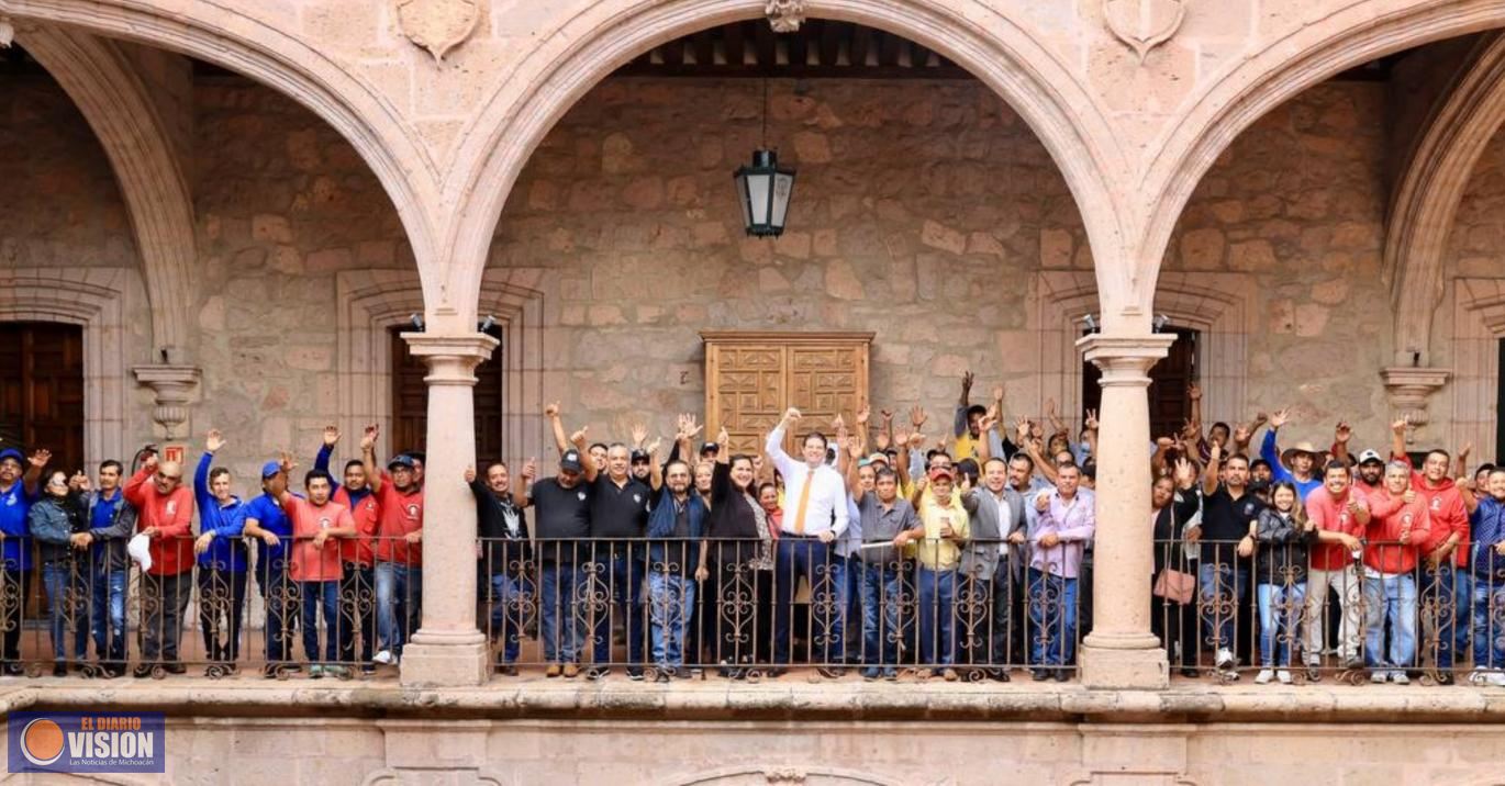 Refrenda Alfonso Martínez compromiso con recolectores de Morelia