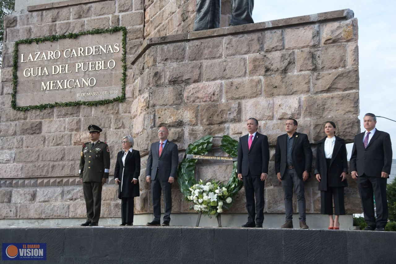 Conmemora Ayuntamiento de Morelia LII Aniversario Luctuoso del Gral. Lázaro Cárdenas del Río