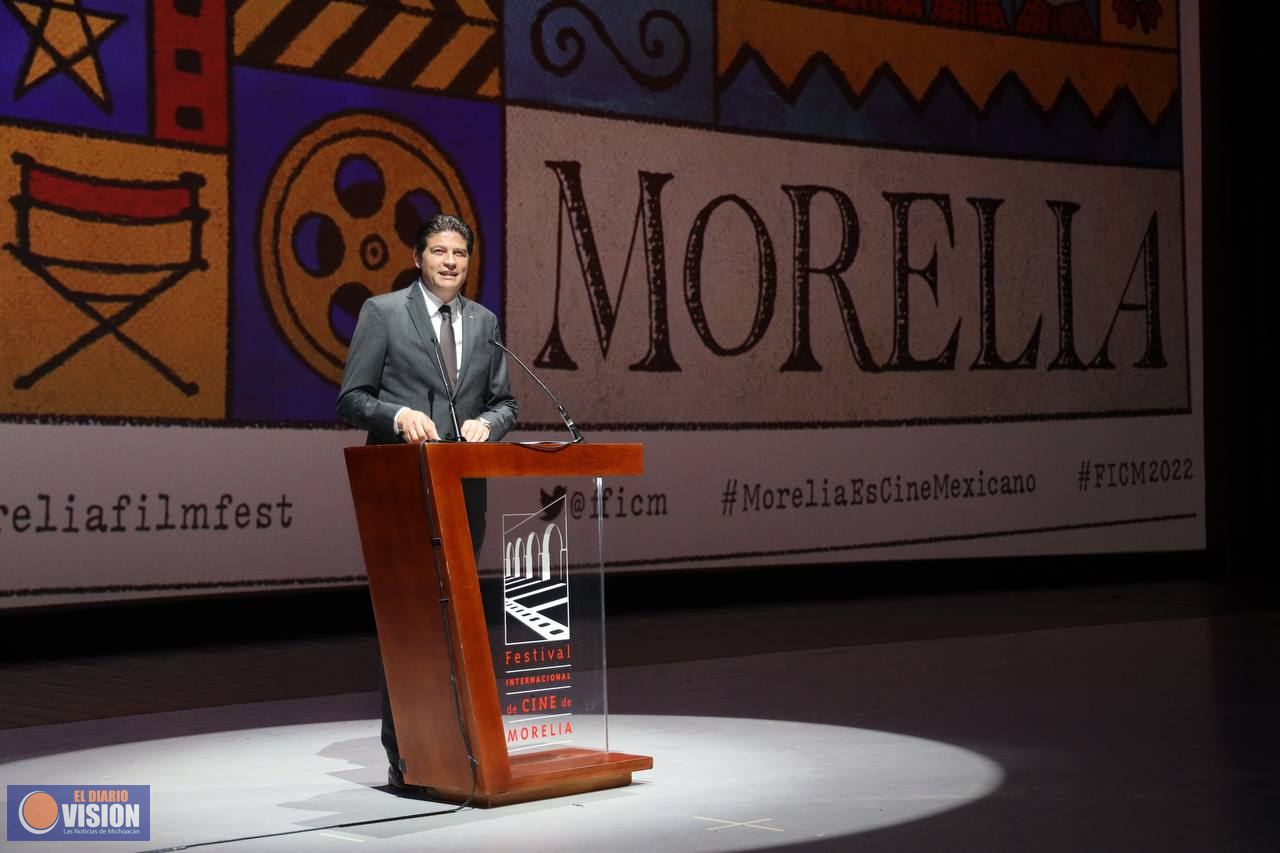 El FICM está más vivo que nunca y con él, Morelia brilla: Alfonso Martínez