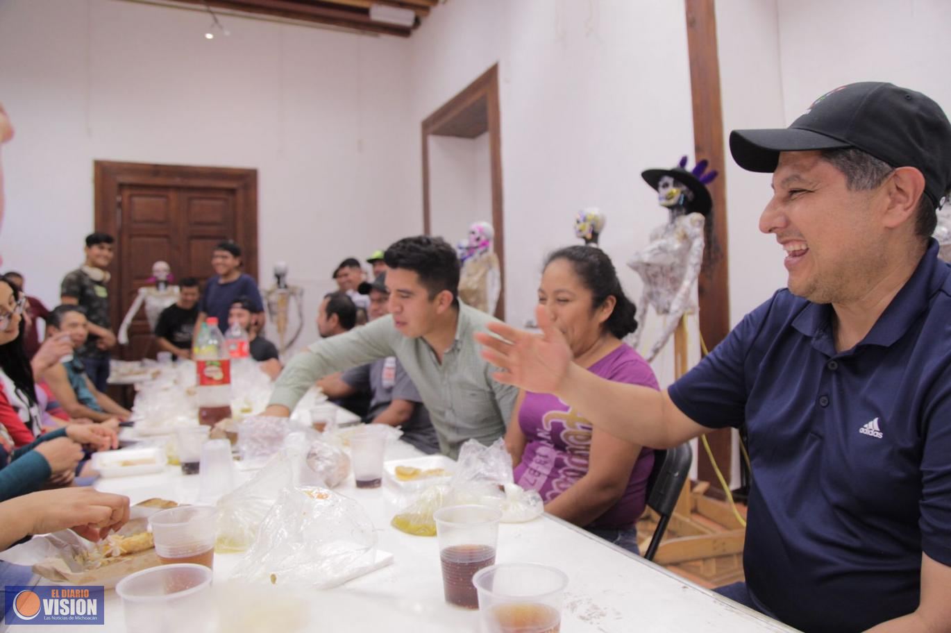 Supervisa Nacho Campos trabajos para el 15 Festival de Velas 
