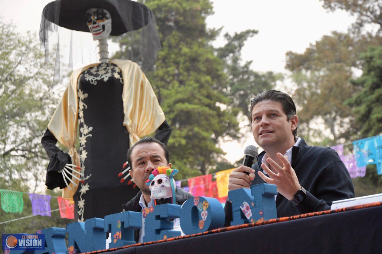 Panteones de Morelia, listos para recibir a visitantes en Día de Muertos: Alfonso Martínez