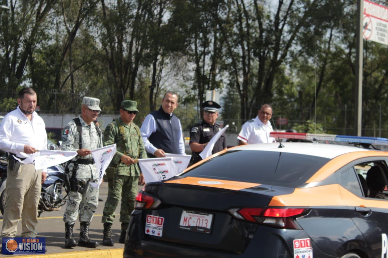 En marcha operativo de seguridad y vigilancia para Noche de Muertos, en Uruapan