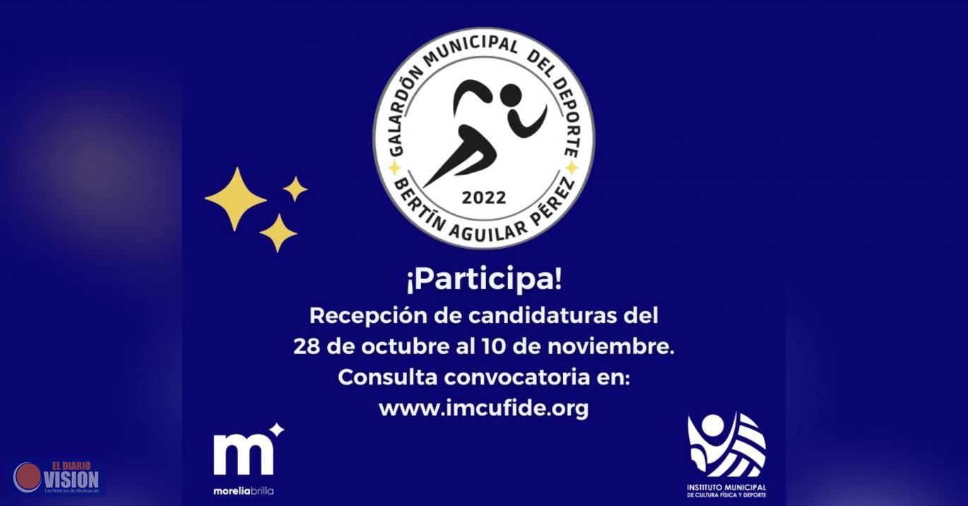 Esta semana cierra convocatoria de propuestas para Galardón del Deporte “Bertín Aguilar Pérez”