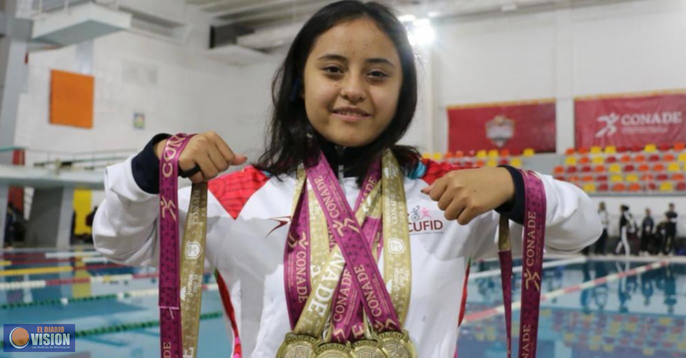 Michoacán llega a 50 medallas en los Juegos Paranacionales Conade 2022 