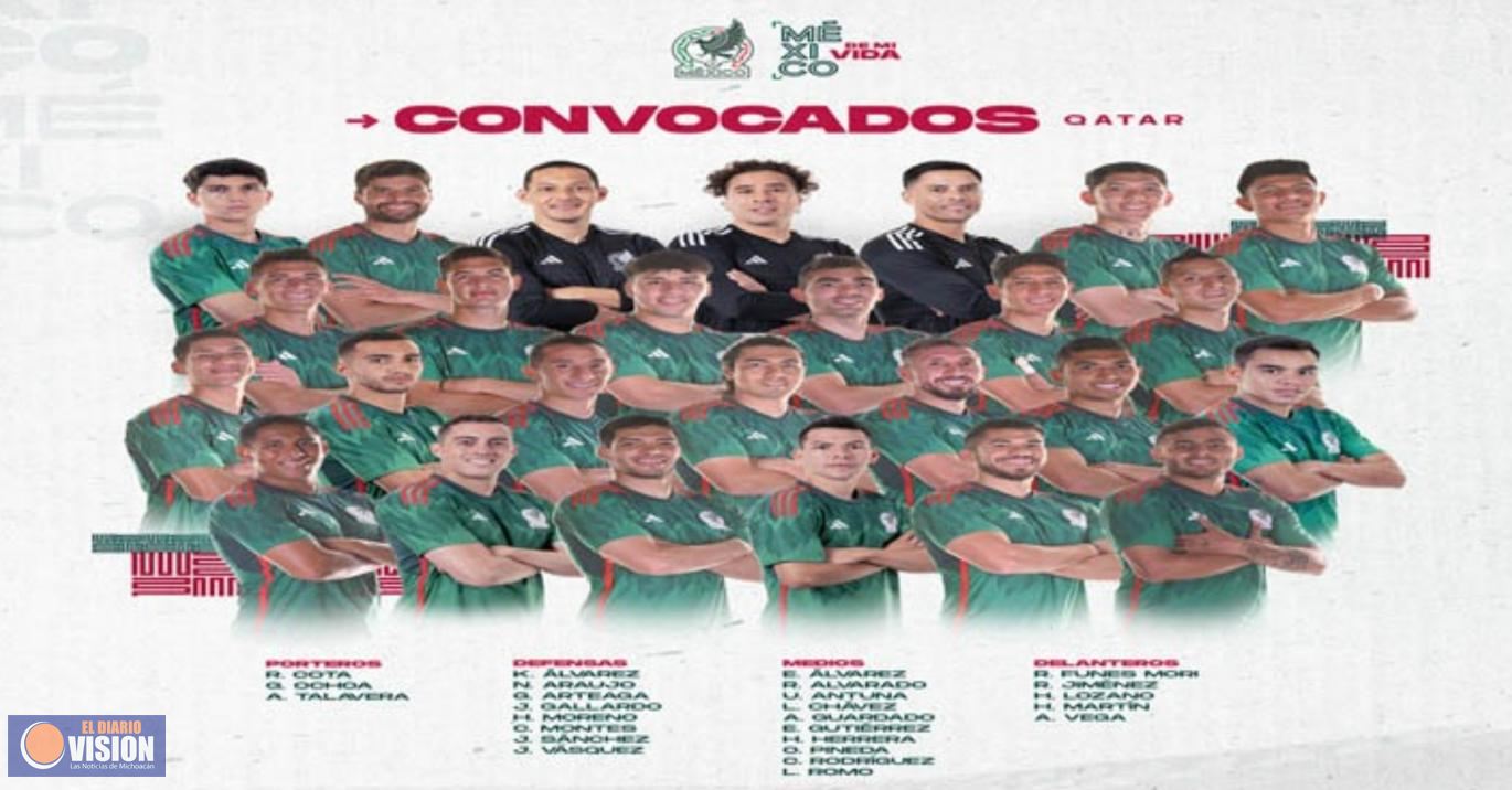 México anuncia a sus convocados para la Copa del Mundo de Qatar 2022