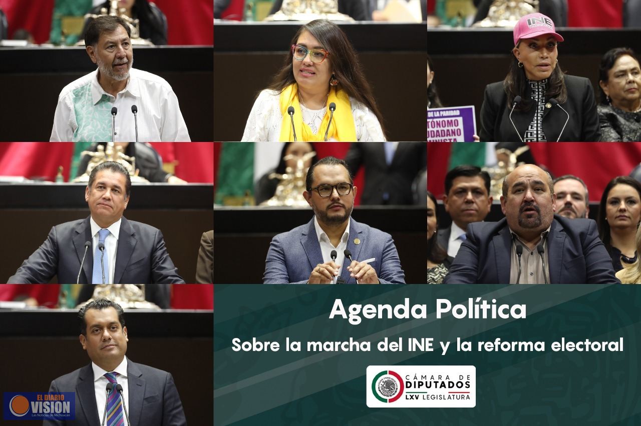 Diputadas y diputados abordan en agenda política reforma electoral y marcha del pasado domingo