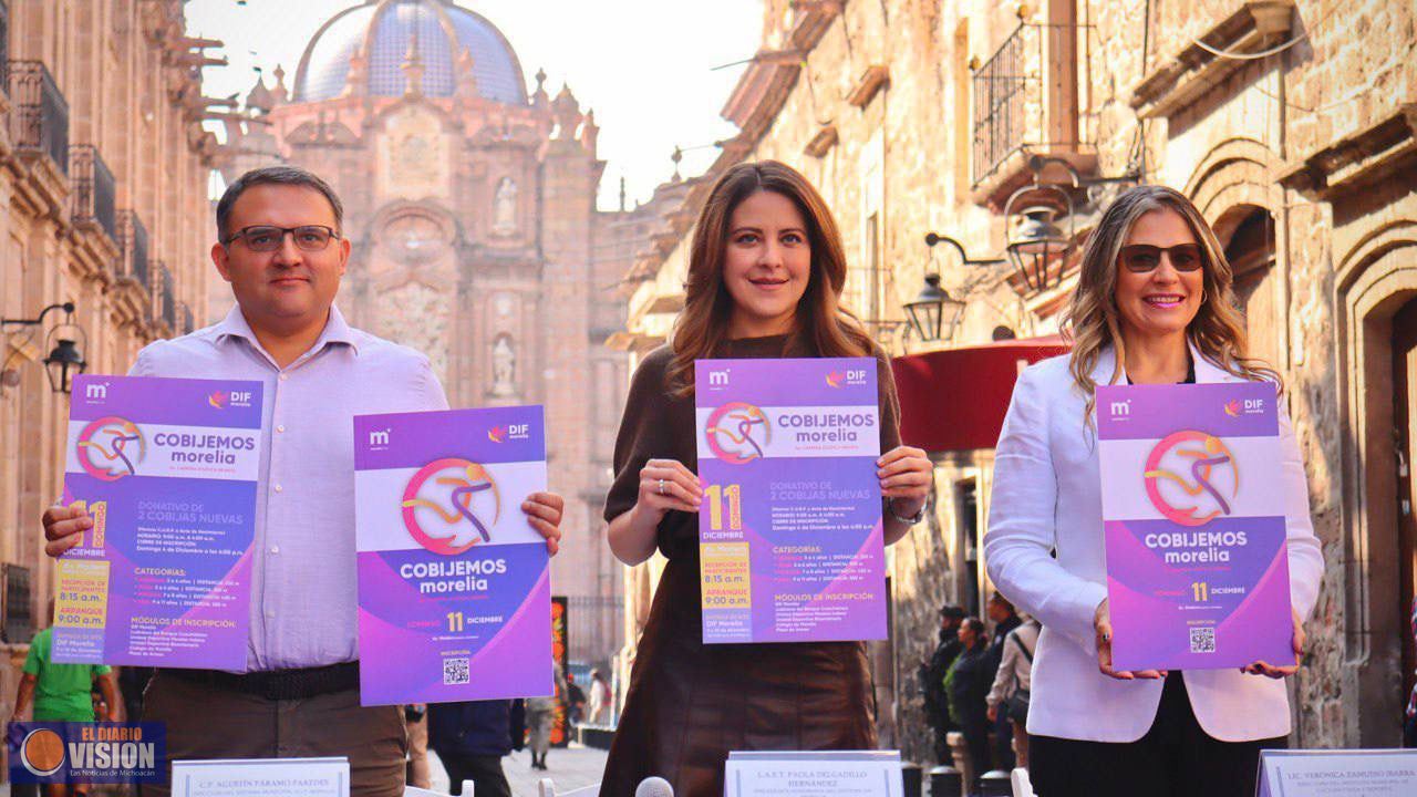 Anuncia DIF Morelia la 5ta Carrera Atlética Cobijemos Morelia