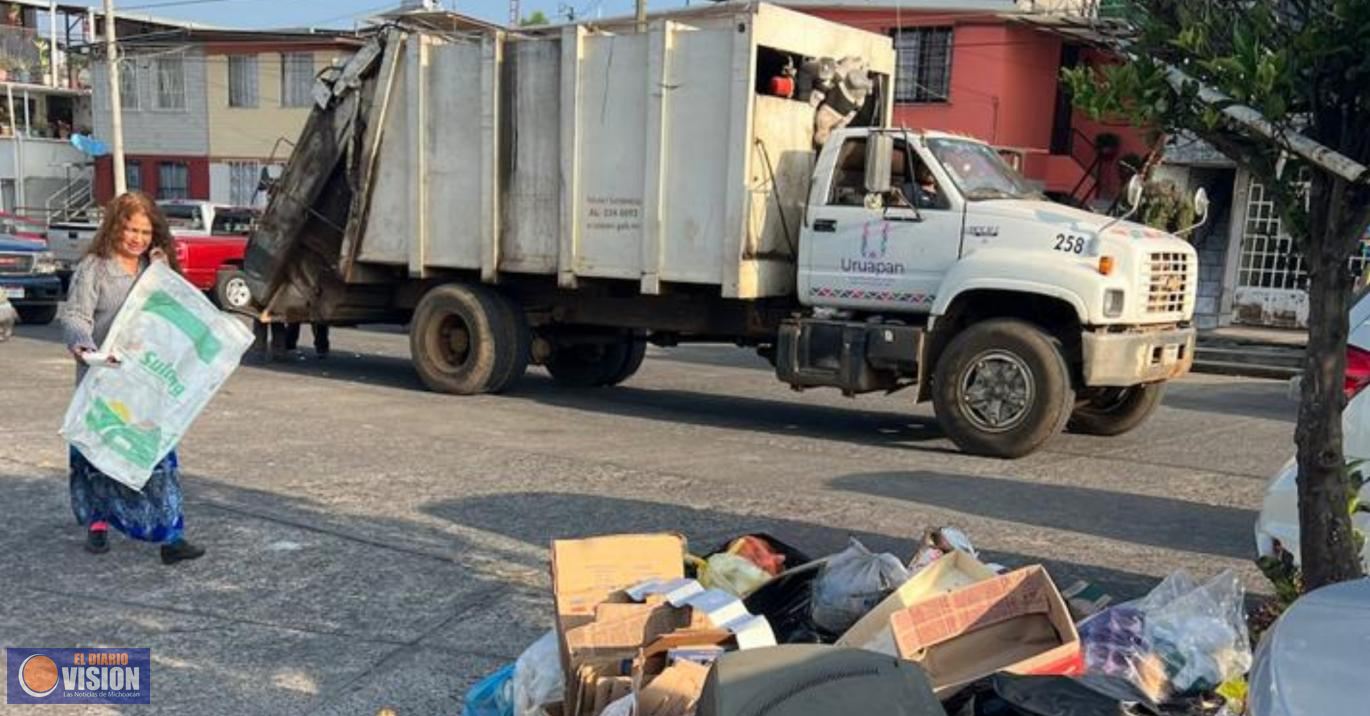 Supervisan rutas del servicio de recolección de basura para mejorar los trabajos