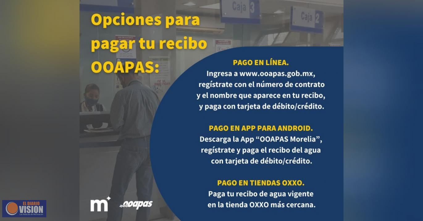 Pide OOAPAS aprovechar servicios en línea