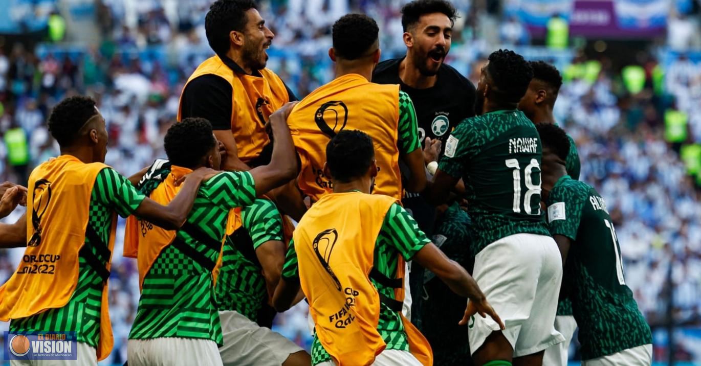 Arabia Saudita da la sorpresa en la Copa del Mundo al vencer a Argentina