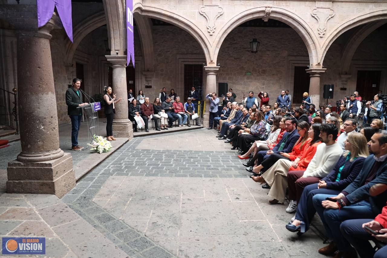Alfonso Martínez presenta estrategia 1, 2, 3 por todas