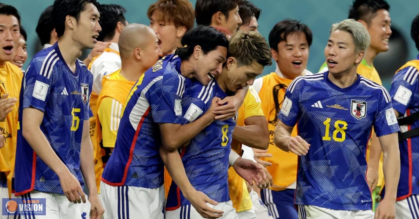 Japón viene de atrás y vence a Alemania