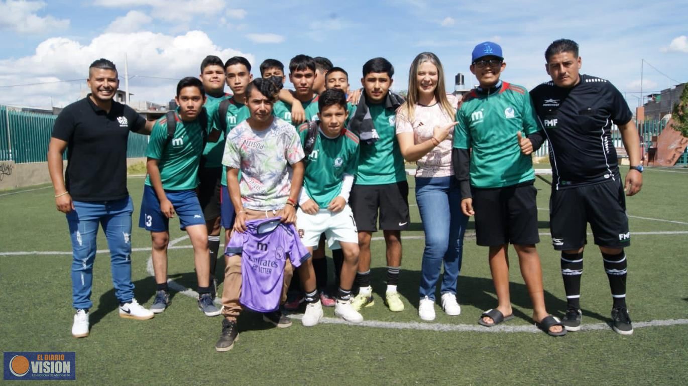 Contribuye Gobierno de Morelia en la reconstrucción del tejido social a través del deporte