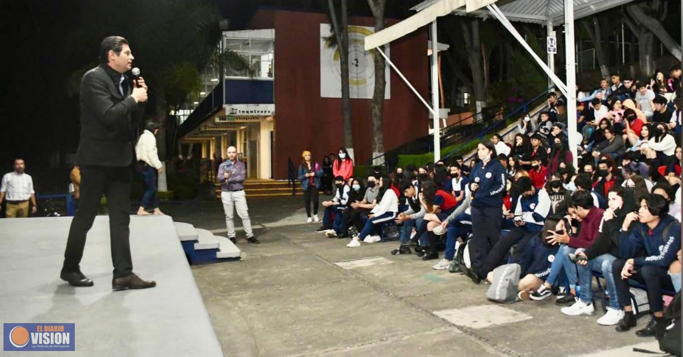 Morelia brindará todas las oportunidades para que jóvenes se queden aquí: Alfonso Martínez