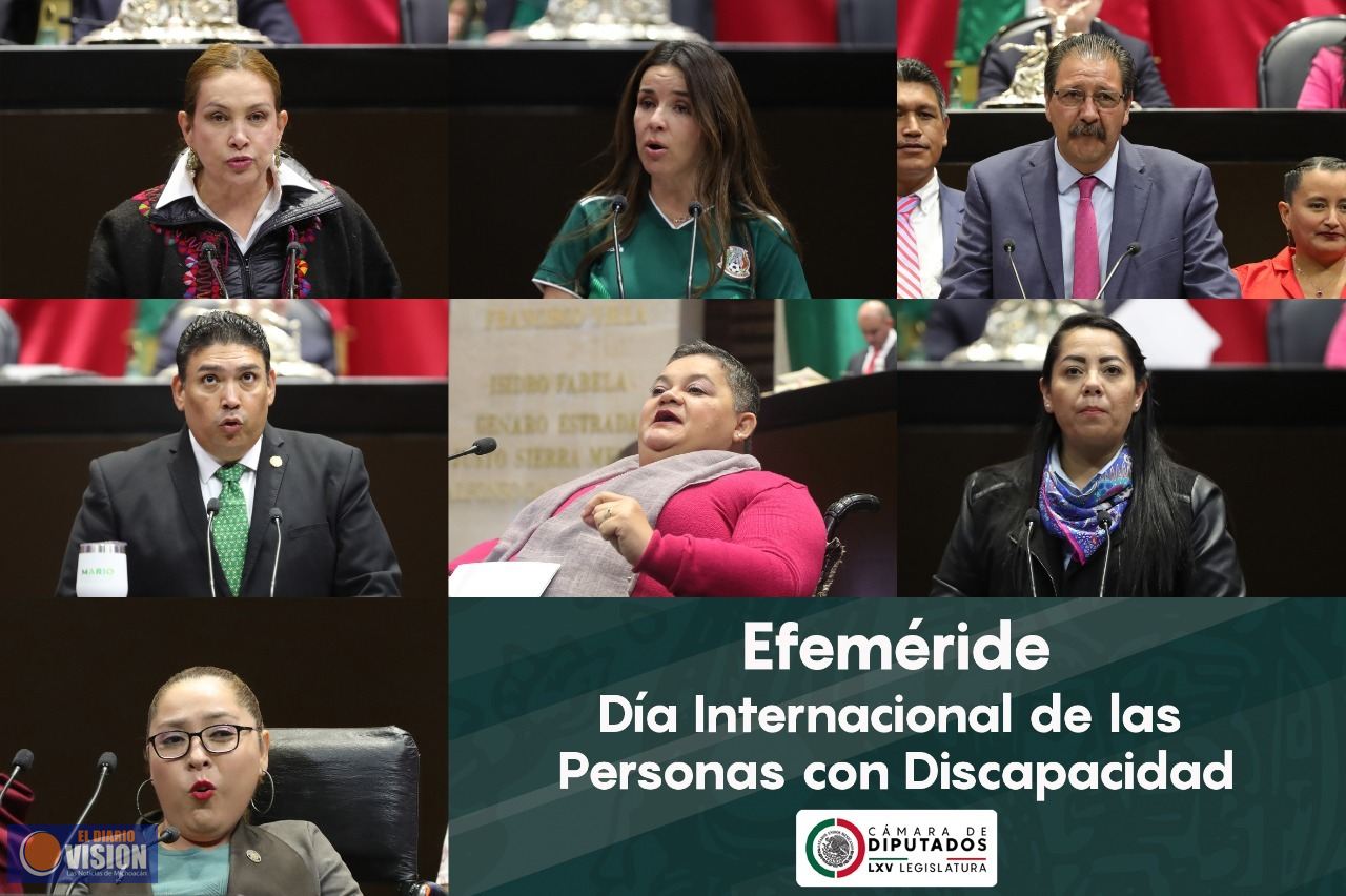 La Cámara de Diputados conmemora el Día Internacional de las Personas con Discapacidad