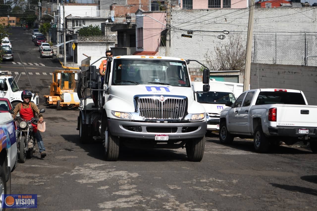 Agradecen vecinos del Nororiente de Morelia apoyo de Alfonso Martínez para mejorar vialidades