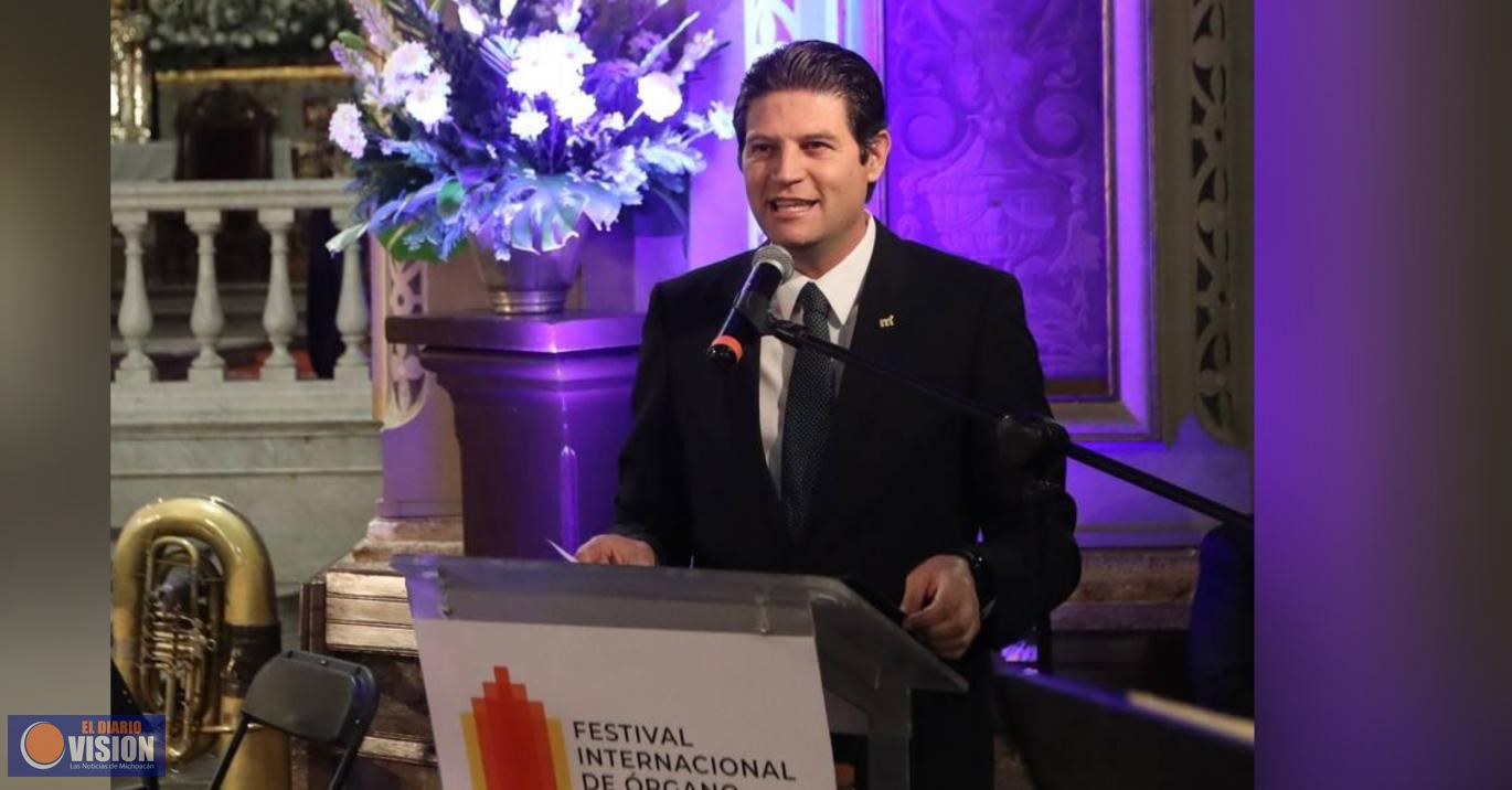 Por festivales como el FIOM, Morelia es Ciudad Creativa de la Música: Alfonso Martínez