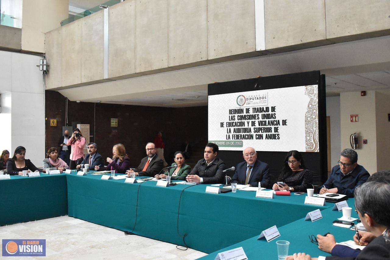 Entrega ANUIES a la Cámara de Diputados estados financieros auditados y logros educativos 2021