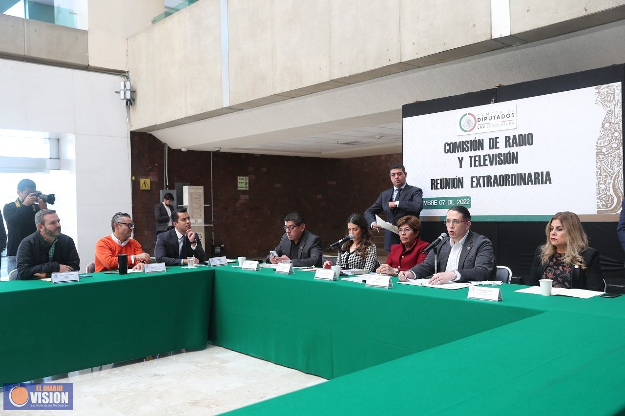 Comisión de Radio y Televisión aprobó dictamen a minuta en materia de pago de concesiones
