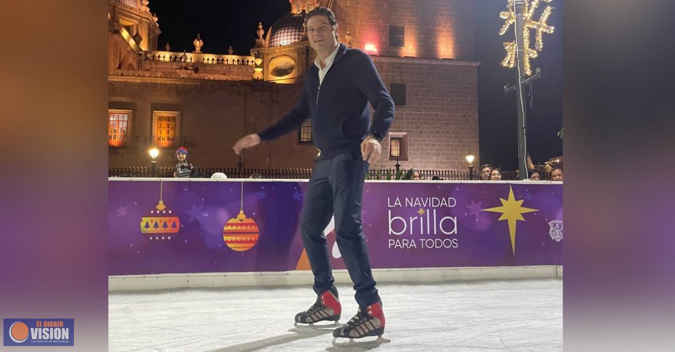 Pista de Hielo de Morelia abrirá sus puertas este viernes: Alfonso Martínez