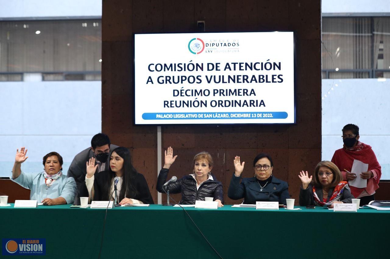 Avalan en Comisión reformas en favor de adultos mayores y personas con discapacidad