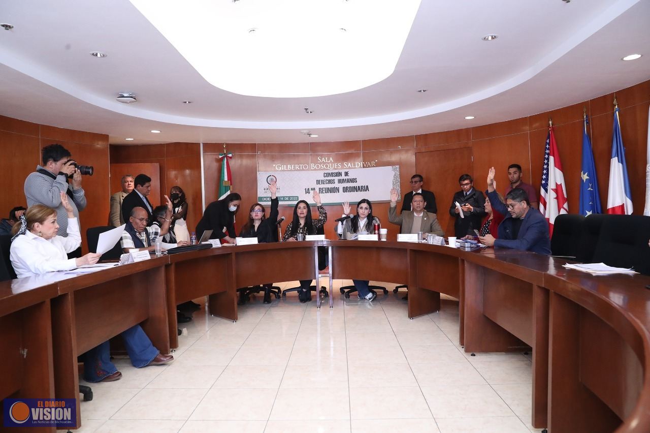 Comisión de Derechos Humanos aprobó dos dictámenes