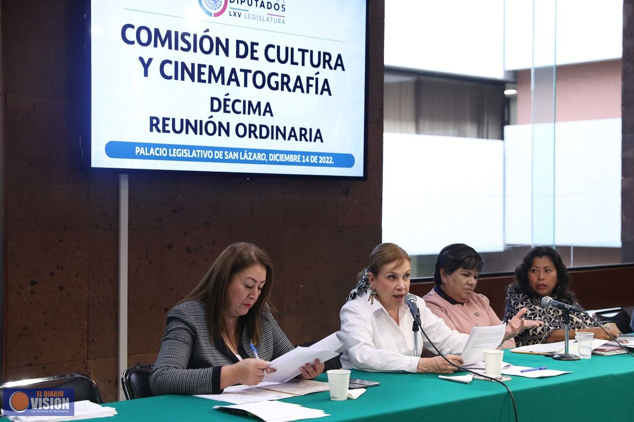 La Comisión de Cultura y Cinematografía aprobó nueve dictámenes