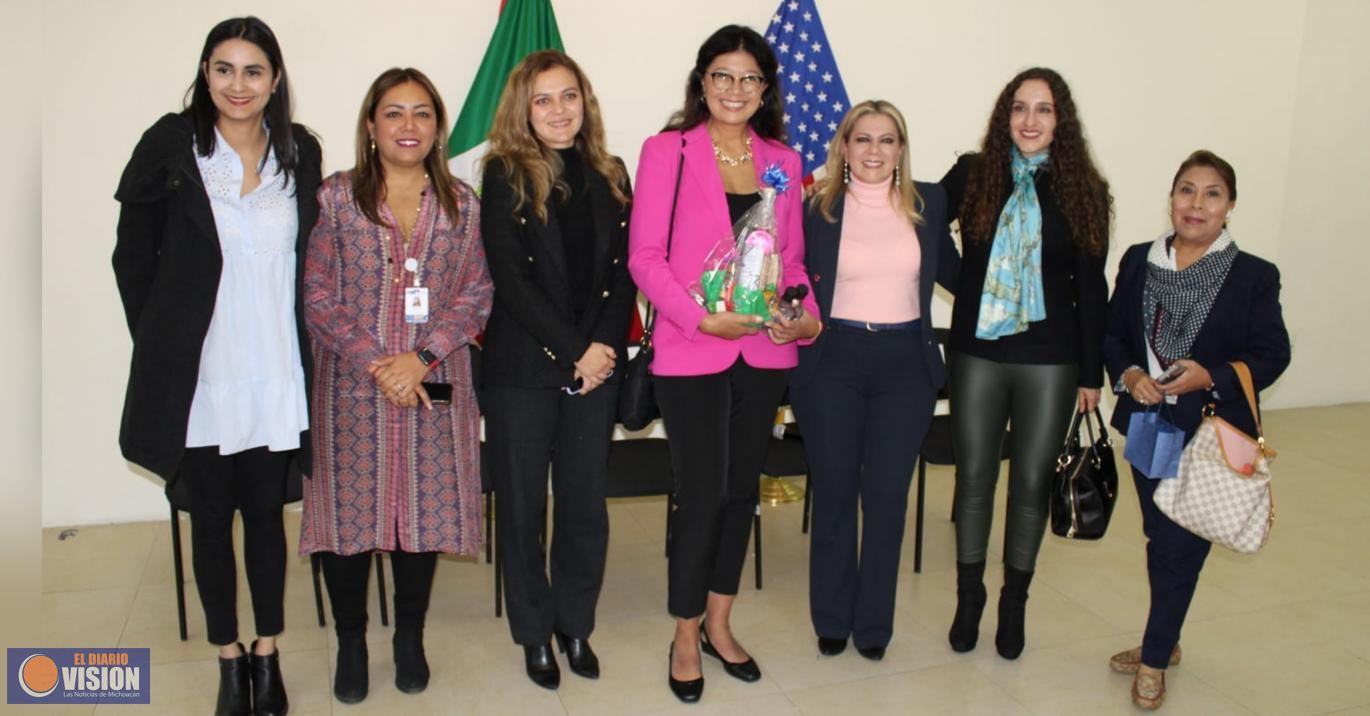 Ayuntamiento de Morelia impulsa lazos comerciales entre mujeres y E.U.