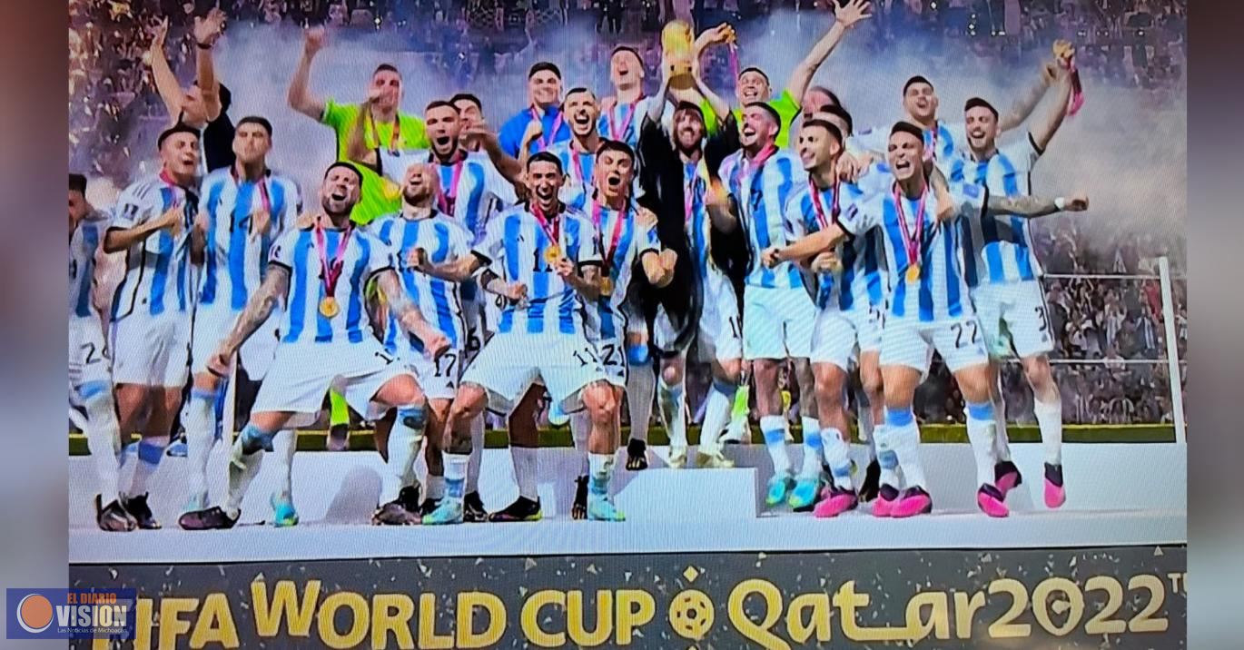 De la mano de Messi, Argentina es Campeón del Mundo