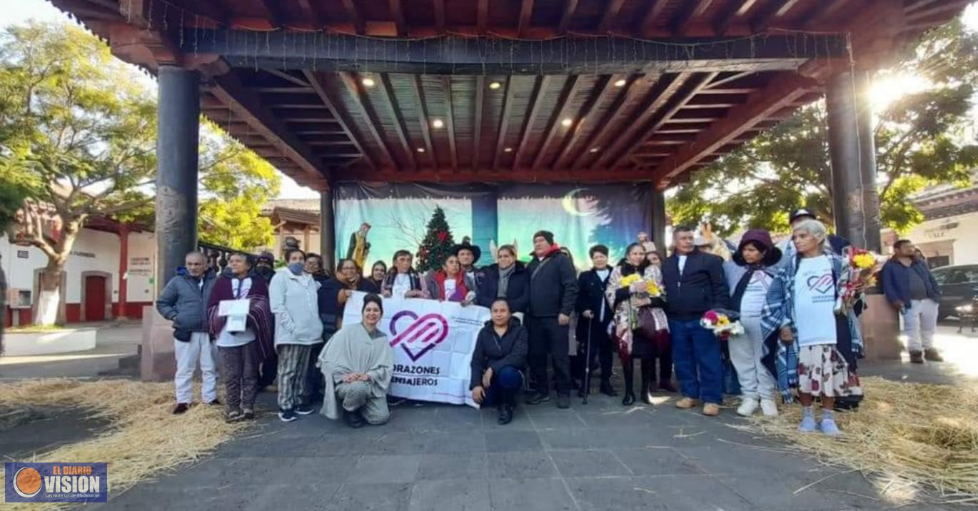 Fortalecer vínculo de los migrantes y sus familias, compromiso de Araceli Saucedo