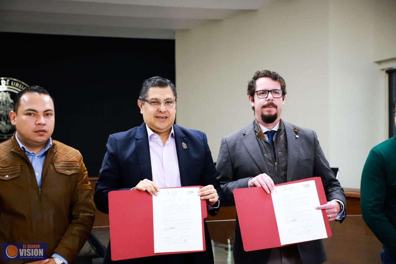 Firma Uruapan convenio internacional para el desarrollo sostenible