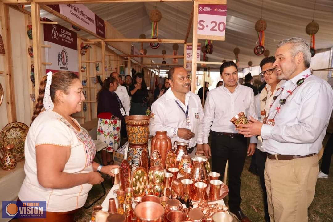 Anuncia Araceli Saucedo participación de Santa Clara del Cobre en Feria de León 2023
