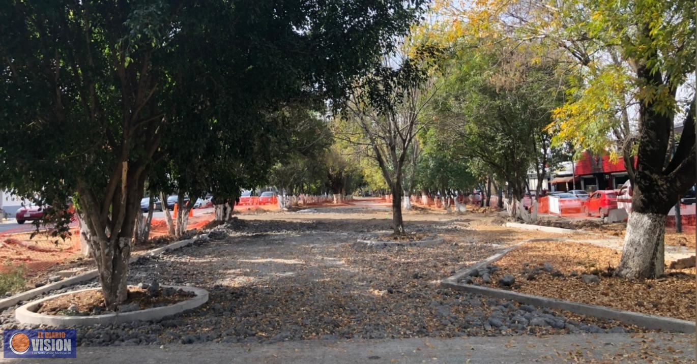 Avanza construcción del Parque Lineal en Boulevard García de León