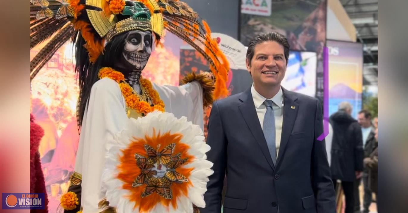 Presenta Alfonso Martínez atractivos turísticos y económicos de Morelia en la FITUR