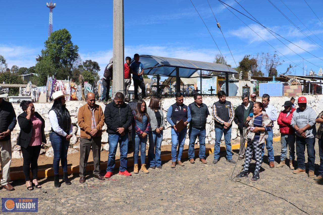 Instala Araceli Saucedo Reyes Comandancia de Seguridad Pública en Tenencia de Opopeo