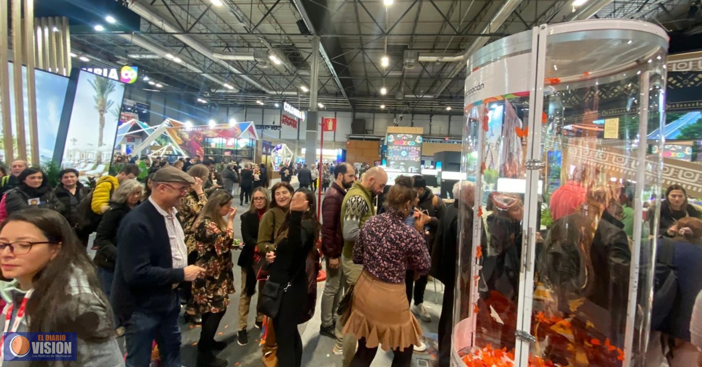 En la FITUR, europeos muestran interés por visitar Michoacán