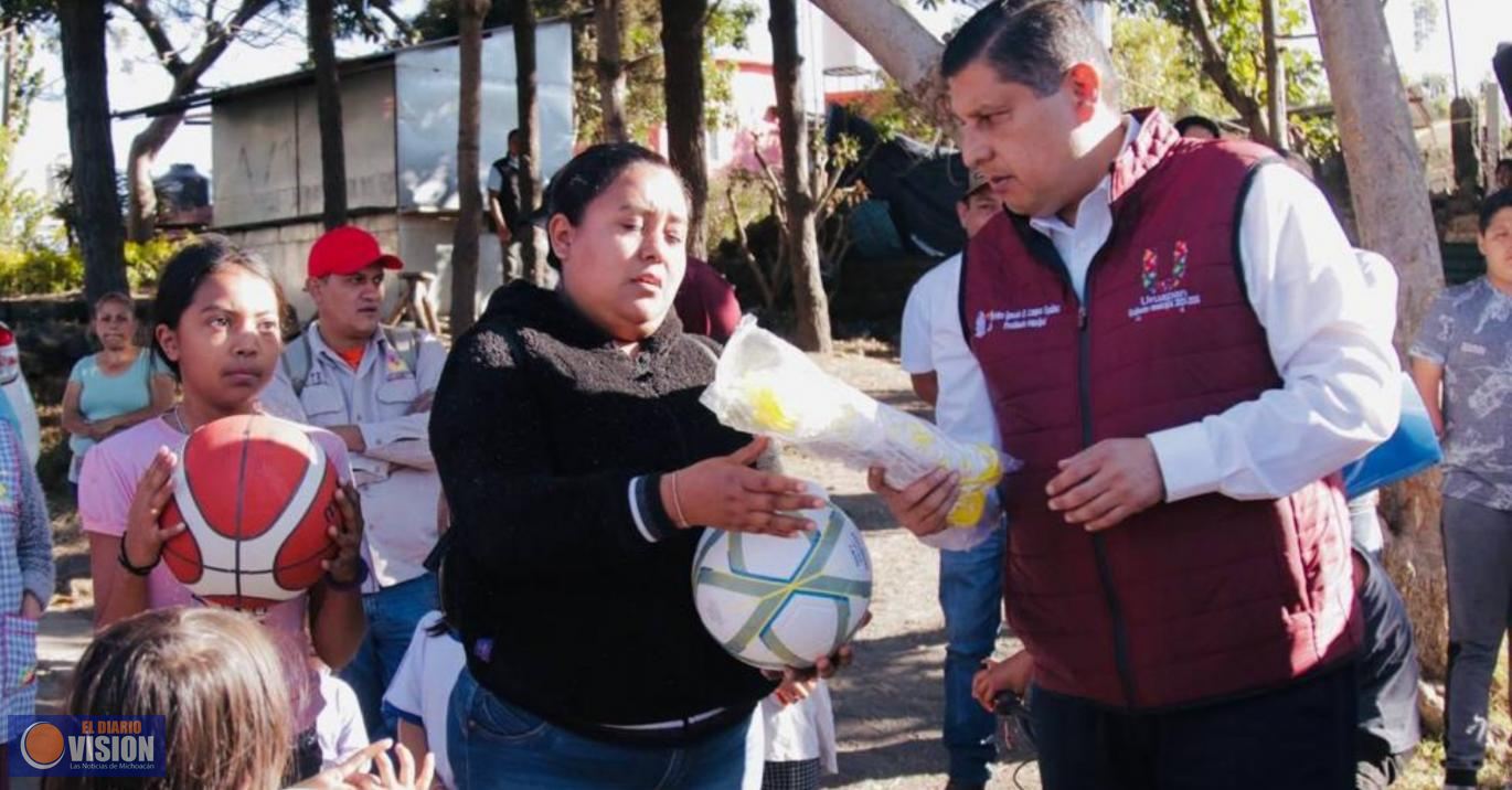 Rescatan espacios para generar armonía social