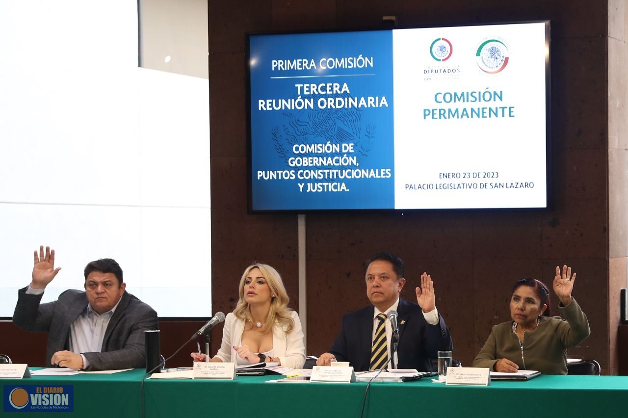 Avala Primera Comisión de la Permanente 13 dictámenes con exhortos a diversas autoridades