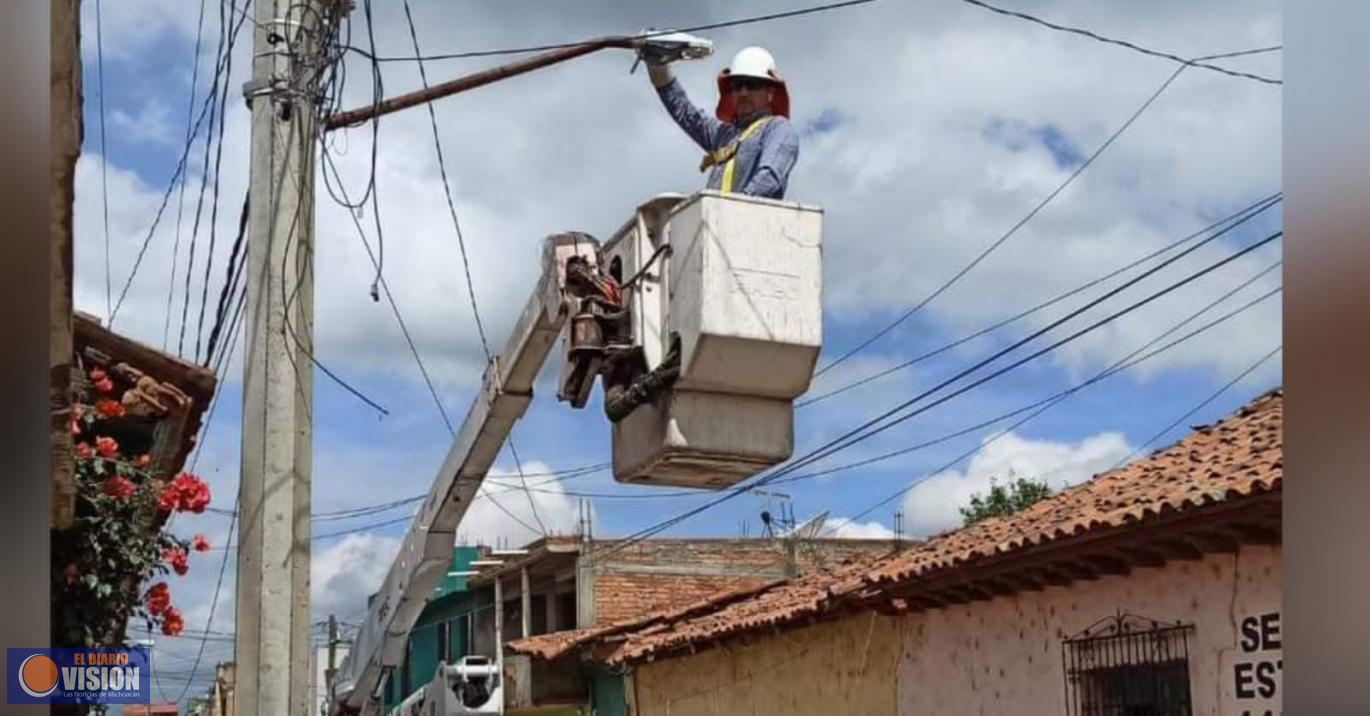 Gobierno de Luis Felipe impulsa acciones de iluminación 