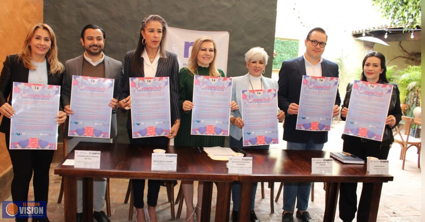 Presenta SEFECO dinámica Enamórate con el Brillo de Morelia, para celebrar el 14 de febrero