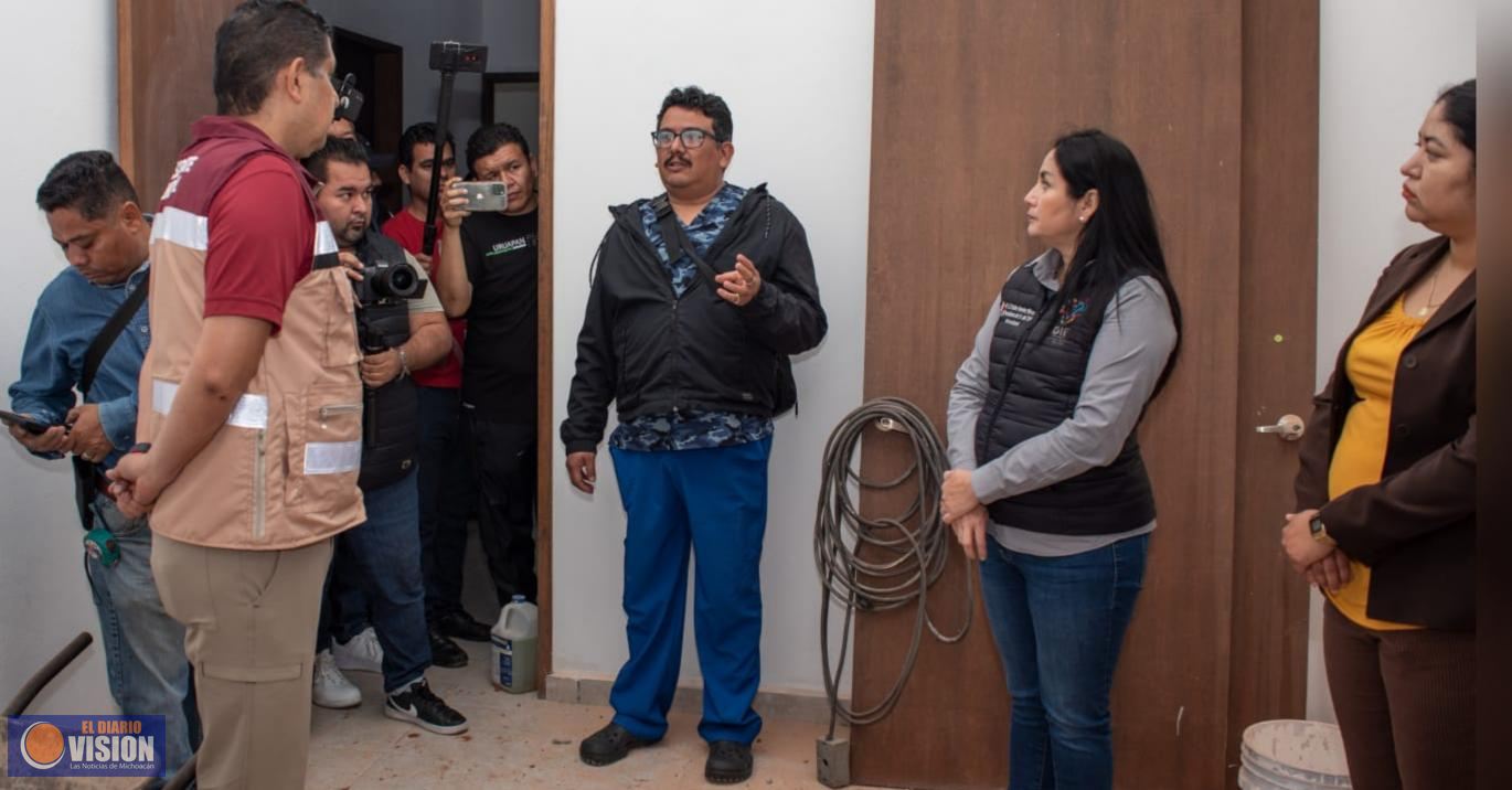 Supervisa Nacho Campos construcción del Centro de Rehabilitación Infantil de Uruapan