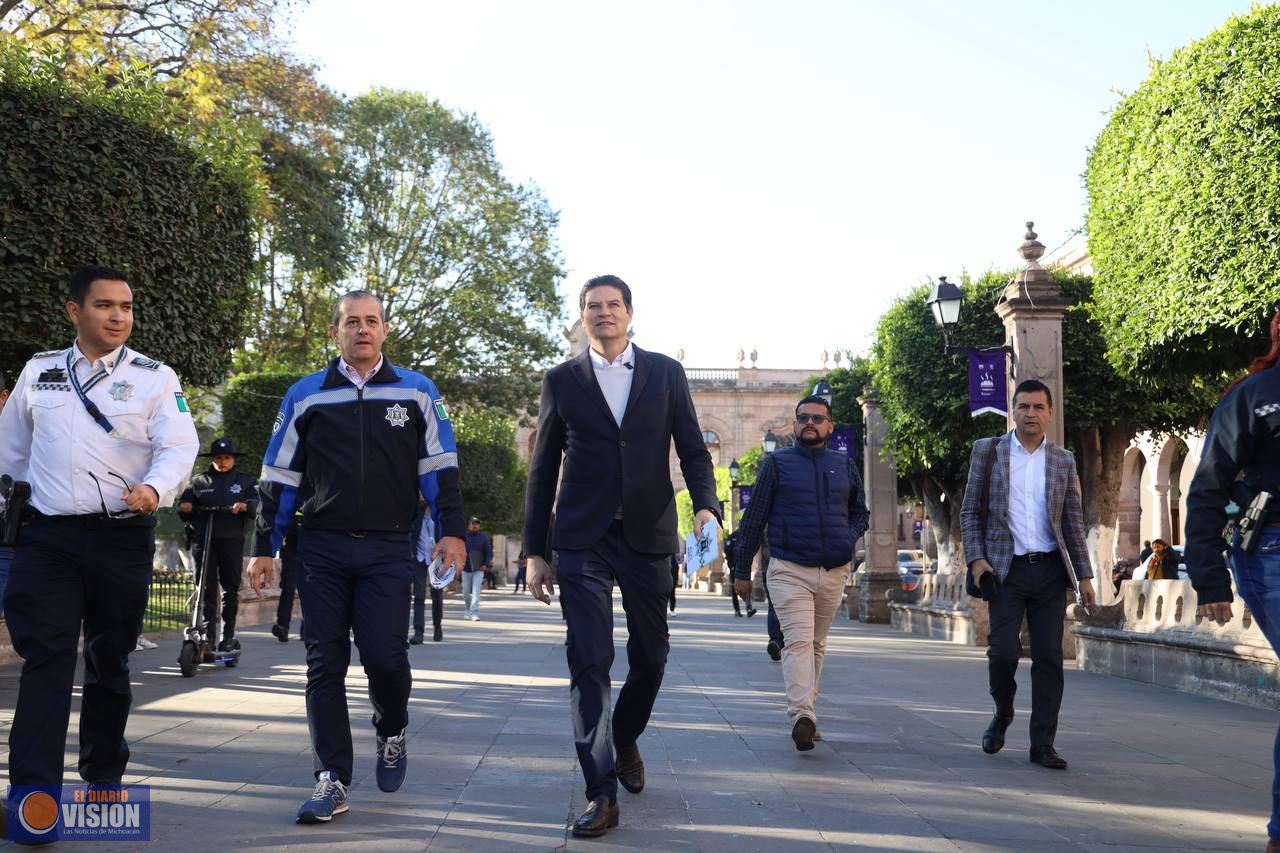 Fortalecen vínculos entre Alfonso Martínez y agrupamientos de la Policía Morelia
