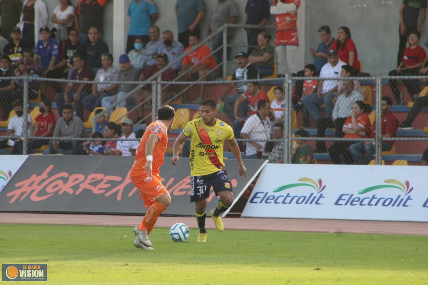 Atlético Morelia empata como visitante ante Correcaminos