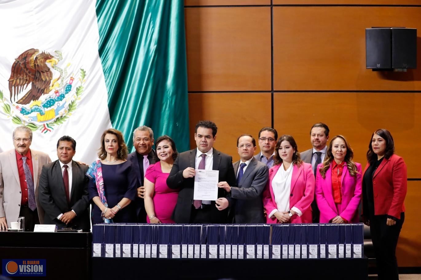 Recibe Comisión de Vigilancia de ASF Informe General de Fiscalización de Cuenta Pública 2021