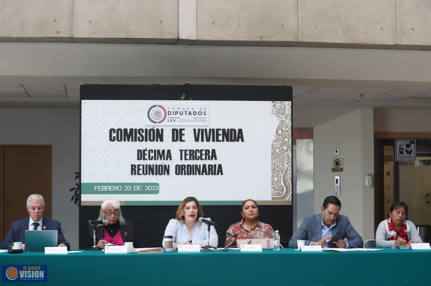 Comisión de Vivienda aprobó dos dictámenes en la materia e inclusión financiera