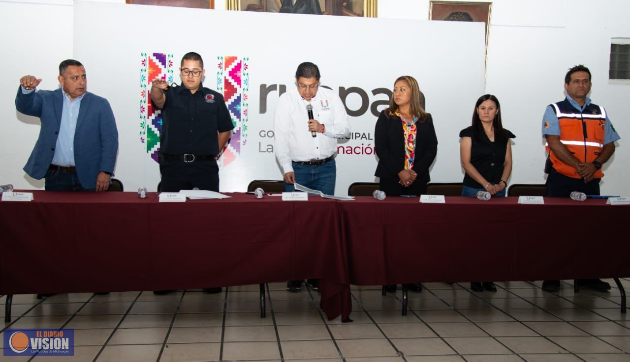 Instalan Consejo Municipal de Protección Civil de Uruapan